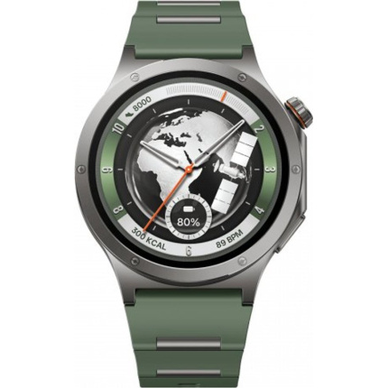 OnePlus Watch 4 Titanium 47mm Αδιάβροχο με Παλμογράφο (Evergreen) <span style="color: white; visibility:visible;">6921815630623</span>