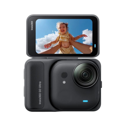 Insta360 GO Ultra Action Camera 4K Ultra HD Υποβρύχια Creator Bundle με Οθόνη Αφής 2.5" και Wi-Fi Midnight Black <span style="color: white; visibility:visible;">6977644765241</span>