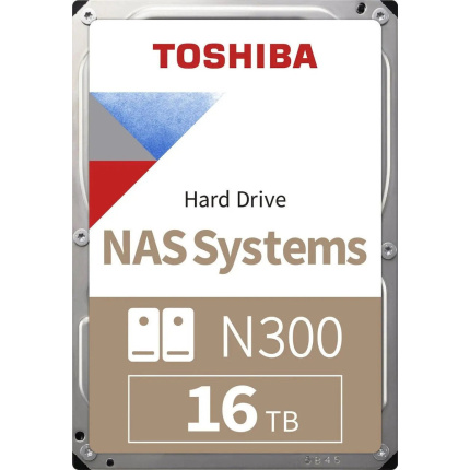 Toshiba N300 16TB HDD Σκληρός Δίσκος 3.5" SATA III 7200rpm με 512MB Cache για NAS MN11ACA16TS <span style="color: white; visibility:visible;">4260557513767</span>