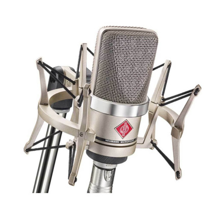 Neumann TLM 102 Studio Set Σετ Πυκνωτικό Μικρόφωνο XLR Shock Mounted για Φωνητικά σε Ασημί Χρώμα <span style="color: white; visibility:visible;">4006087086568</span>