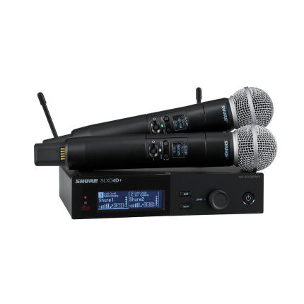Shure SLXD24D+E/58 Σετ Ασύρματο Μικρόφωνο Χειρός για Φωνητικά <span style="color: white; visibility:visible;">0042406902489</span>