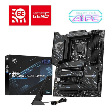 MSI Z890 Gaming Plus WIFI6E Motherboard ATX με Intel 1851 Socket 7E34-020R <span style="color: white; visibility:visible;">4711377431118</span>