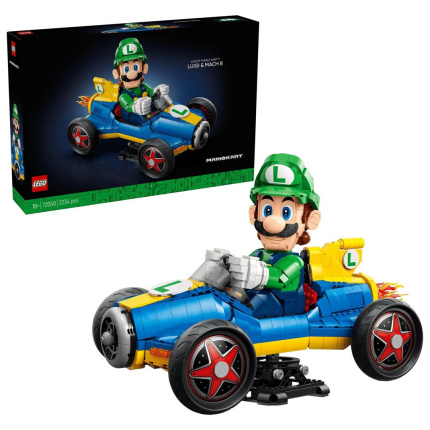 LEGO Super Mario Mario Kart – Luigi & Mach 8 για 18+ Ετών 2234τμχ 72050 <span style="color: white; visibility:visible;">5702018067529</span>