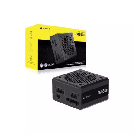 Corsair RMe Series RM650e 650W Μαύρο Τροφοδοτικό Υπολογιστή Full Modular Cybenetics Gold <span style="color: white; visibility:visible;">0840440485735</span>