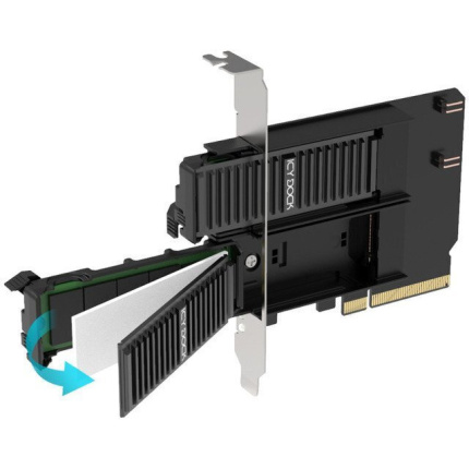 Αξεσουάρ Σκληρών Δίσκων Icydock 2x M.2 Nvme To Pcie 4.0 X8 Card Bifurcation <span style="color: white; visibility:visible;">4713227446280</span>