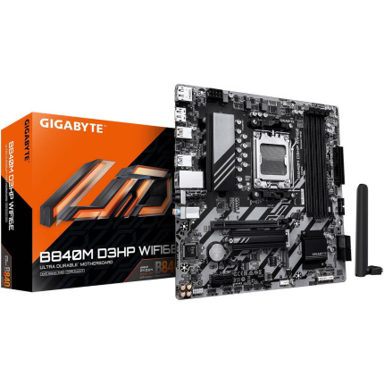 Gigabyte B840M D3HP WF6E Wi-Fi Motherboard Micro ATX με AMD AM5 Socket <span style="color: white; visibility:visible;">4719331879662</span>