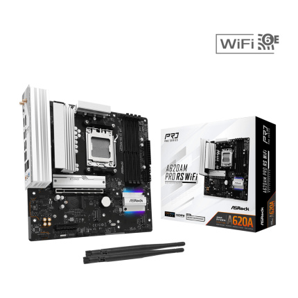 ASRock A620AM Pro RS WiFi Motherboard Micro ATX με AMD AM5 Socket 90-MXBSW0-A0UAYZ <span style="color: white; visibility:visible;">4711581490956</span>