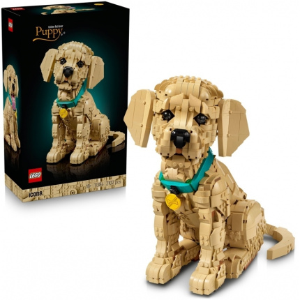 LEGO Icons Golden Retriever Puppy για 18+ Ετών 2102τμχ 11384 <span style="color: white; visibility:visible;">5702018063651</span>
