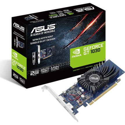 Asus GeForce GT 1030 2GB GDDR5 Low Profile Κάρτα Γραφικών 90YV0AT2-M0NA00 <span style="color: white; visibility:visible;">4712900910223</span>