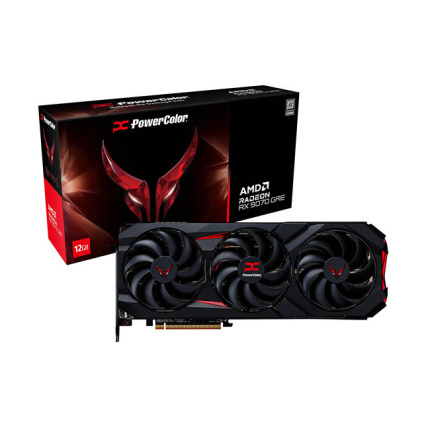 PowerColor Radeon RX 9070 GRE 12GB GDDR6 Red Devil Κάρτα Γραφικών RX9070GRE 12G-E/OC <span style="color: white; visibility:visible;">4713436175995</span>