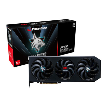 PowerColor Radeon RX 9070 GRE 12GB GDDR6 Hellhound Κάρτα Γραφικών RX9070GRE 12G-L/OC <span style="color: white; visibility:visible;">4713436176008</span>