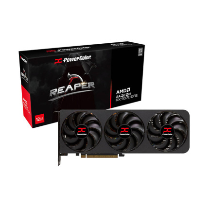 PowerColor Radeon RX 9070 GRE 12GB GDDR6 Reaper Κάρτα Γραφικών <span style="color: white; visibility:visible;">4713436176015</span>