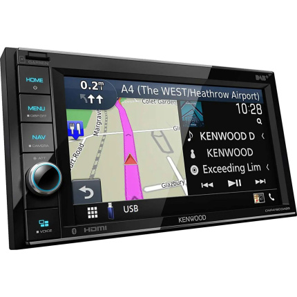 Kenwood Ηχοσύστημα Αυτοκινήτου 2 DIN (Bluetooth/USB/WiFi/GPS/Apple-Carplay/Android-Auto) με Οθόνη Αφής 6.2" DNR-4190DABS <span style="color: white; visibility:visible;">0019048226440</span>