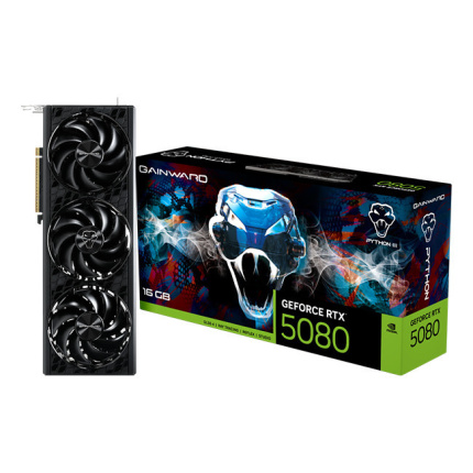Gainward GeForce RTX 5080 16GB GDDR7 Python III Κάρτα Γραφικών <span style="color: white; visibility:visible;">4710562245783</span>