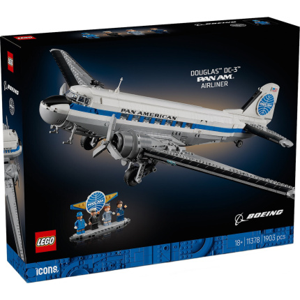 LEGO Icons Boeing Douglas DC3 Panam Airliner για 18+ Ετών 1903τμχ 11378 <span style="color: white; visibility:visible;">5702018069820</span>