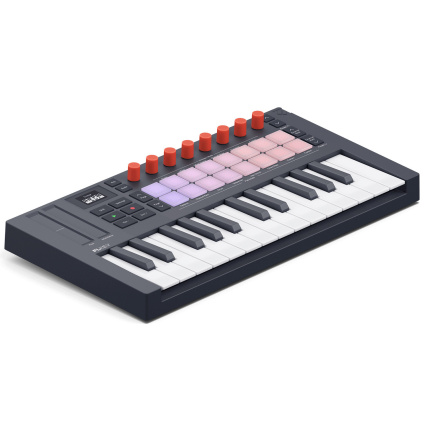 Novation Flkey Mini Midi Keyboard με 25 Πλήκτρα Μαύρο <span style="color: white; visibility:visible;">0815301001867</span>