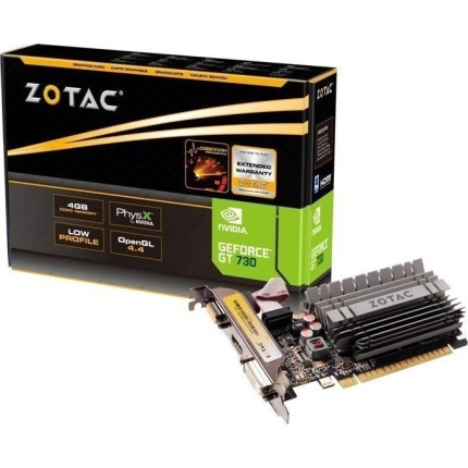 Zotac GeForce GT 730 4GB GDDR3 Zone Edition Κάρτα Γραφικών ZT-71115-20L <span style="color: white; visibility:visible;">4895173605352</span>