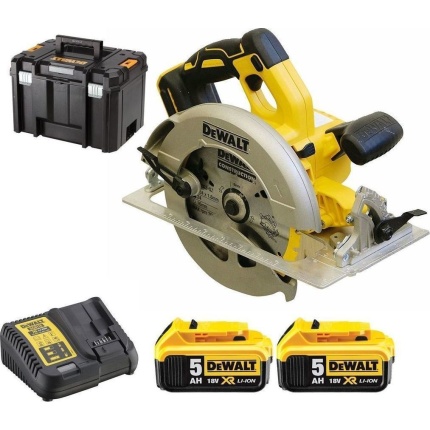 DEWALT DCS570P2 Δισκοπρίονο Brushless 18V 2x5Ah με Σύστημα Αναρρόφησης <span style="color: white; visibility:visible;">5035048663080</span>