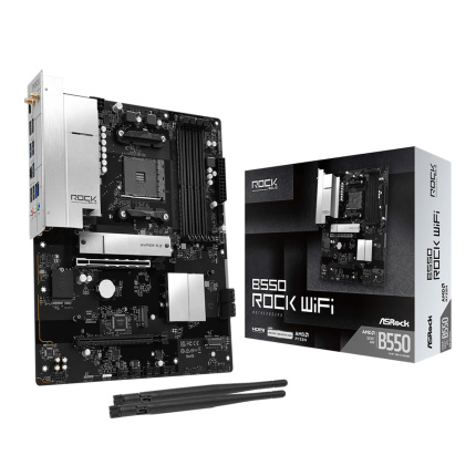 ASRock B550 Rock WiFi Motherboard ATX με AMD AM4 Socket 90-MXBV20-A0UAYZ <span style="color: white; visibility:visible;">4711581494732</span>