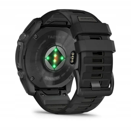 Garmin Tactix 8 AMOLED Titanium 51mm Αδιάβροχο Smartwatch με Παλμογράφο (Μαύρο) <span style="color: white; visibility:visible;">0753759344078</span>