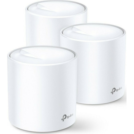 TP-LINK Deco X20 v1 WiFi Mesh Network Access Point Wi‑Fi 6 Dual Band (2.4 & 5GHz) σε Τριπλό Kit <span style="color: white; visibility:visible;">1210002612289</span>