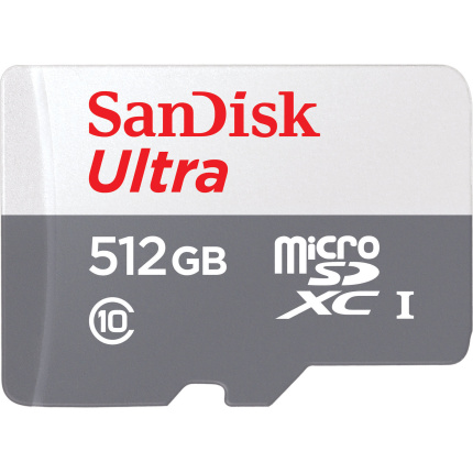 Sandisk Ultra microSDXC 512GB Class 10 UHS-I 100MB/s <span style="color: white; visibility:visible;">0619659196622</span>