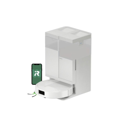 iRobot Roomba Plus 515 Combo + AutoWash Dock Σκούπα Ρομπότ με Χαρτογράφηση Laser & Απορρόφηση 22000Pa Λευκή <span style="color: white; visibility:visible;">5061083615715</span>