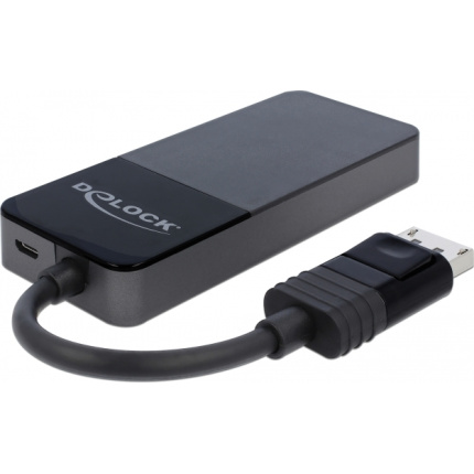 DeLock video splitter Μετατροπέας DisplayPort male σε DisplayPort female 1τμχ <span style="color: white; visibility:visible;">4043619877379</span>