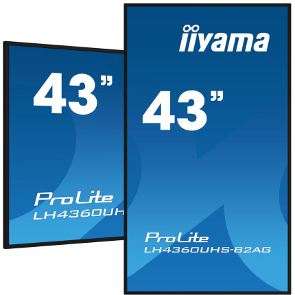 Iiyama LH4360UHS-B2AG Public Display LCD VA 4K UHD 43" <span style="color: white; visibility:visible;">4948570124442</span>