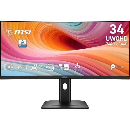 MSI Pro MP341CQPHGN E12 Ultrawide VA HDR Curved Monitor 34" QHD 3440x1440 με Χρόνο Απόκρισης 4ms GTG <span style="color: white; visibility:visible;">4711377421928</span>