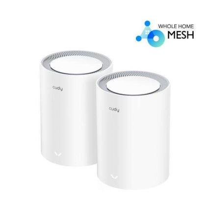 Cudy M3000 v2 WiFi Mesh Network Access Point Wi‑Fi 6 Dual Band (2.4 & 5GHz) σε Διπλό Kit Λευκό <span style="color: white; visibility:visible;">6971690793241</span>