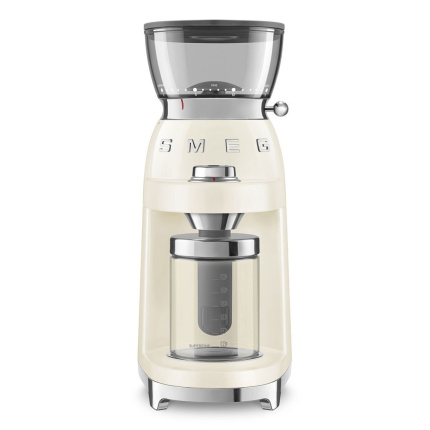 Smeg CGF03CREU Ηλεκτρικός Μύλος Καφέ 150W με Χωρητικότητα 240gr και 15 Επίπεδα Άλεσης Μπεζ <span style="color: white; visibility:visible;">8017709355272</span>