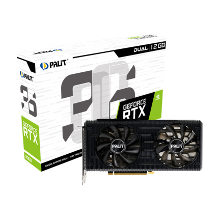 Palit GeForce RTX 3060 12GB GDDR6 Infinity 2 OC Κάρτα Γραφικών <span style="color: white; visibility:visible;">4710562245790</span>