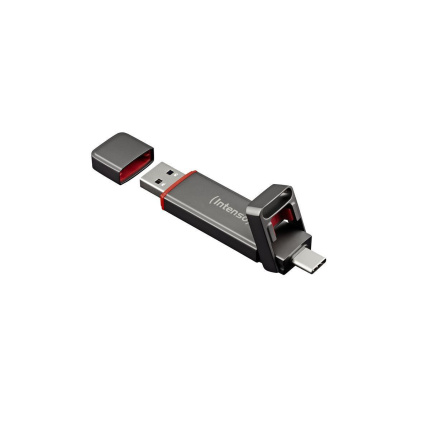 Intenso 500GB USB 3.2 SSD Stick με σύνδεση USB-C & USB-A Γκρι <span style="color: white; visibility:visible;">4034303038282</span>