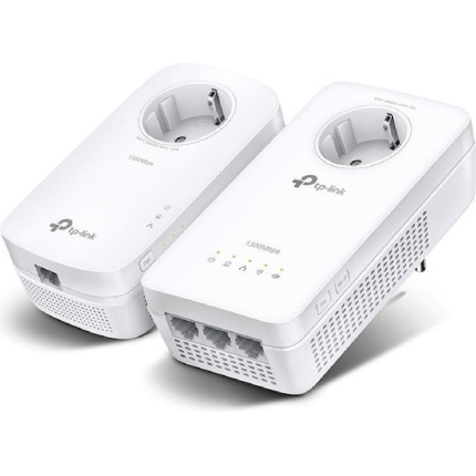 TP-LINK TL-WPA8631P KIT v4.6 Powerline Διπλό για Ασύρματη Σύνδεση Wi‑Fi 5 με Passthrough Πρίζα και 3 Θύρες Gigabit Ethernet <span style="color: white; visibility:visible;">1210002614924</span>