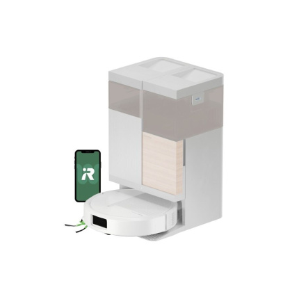 iRobot Roomba Plus 575 Combo + AutoWash Σκούπα Ρομπότ με Χαρτογράφηση Laser & Απορρόφηση 25000Pa Λευκή <span style="color: white; visibility:visible;">5061083615616</span>
