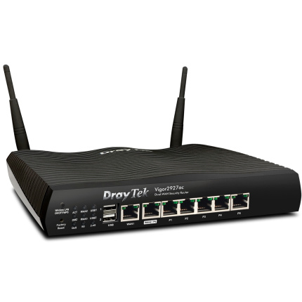 Draytek Vigor 2927ac Ασύρματο Router Wi‑Fi 5 με 5 Θύρες Gigabit <span style="color: white; visibility:visible;">4710484741202</span>