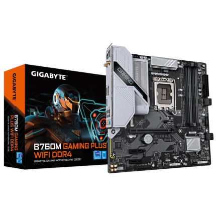 Gigabyte B760M Gaming Plus WIFI DDR4 rev. 1.0 Motherboard Micro ATX με Intel 1700 Socket <span style="color: white; visibility:visible;">4719331862855,0889523043813</span>