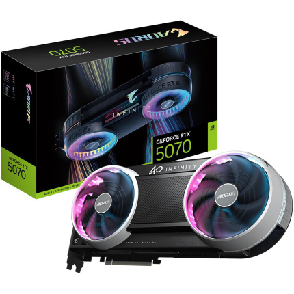 Gigabyte GeForce RTX 5070 12GB GDDR7 Aorus Infinity Κάρτα Γραφικών GV-N5070AORUS IF-12GD <span style="color: white; visibility:visible;">4719331357559</span>