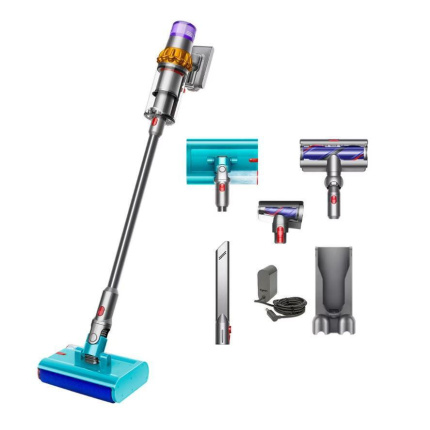 Dyson V15s Detect Submarine Lavapavimenti Επαναφορτιζόμενη Σκούπα 2 σε 1 Stick & Χειρός 25.2V Ασημί <span style="color: white; visibility:visible;">5025155136218</span>