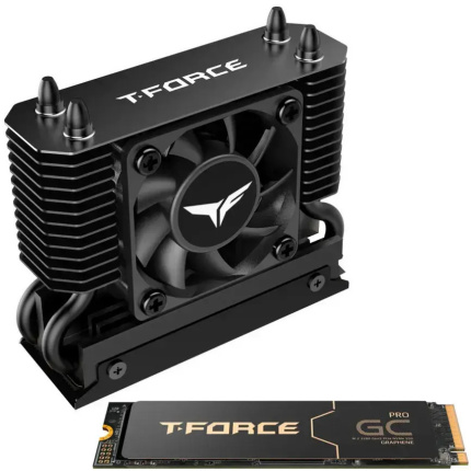 TeamGroup T-force Gc Pro SSD 2TB τύπου M.2 με σύνδεση PCI Express 5.0 και Ψύκτρα TM8FM7002T0C133 <span style="color: white; visibility:visible;">4711430804415</span>