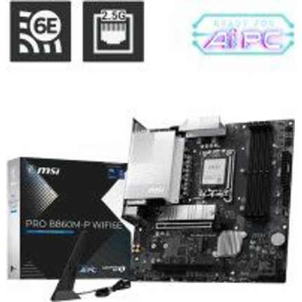 MSI MB PRO B860M-P Motherboard ATX με Intel Socket 911-7F01-004 <span style="color: white; visibility:visible;">4711377432696</span>
