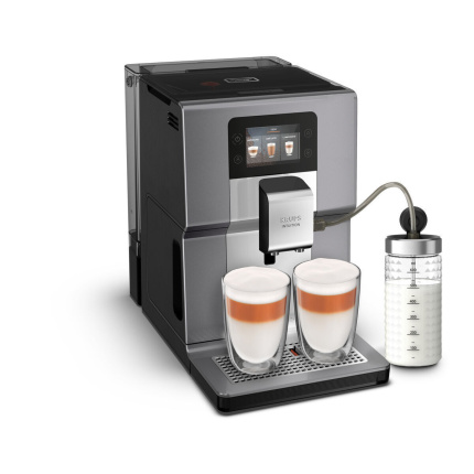 Krups Intuition Preference+ Αυτόματη Μηχανή Espresso 1450W Πίεσης 15bar για Cappuccino με Μύλο Άλεσης Ασημί EA875E10 <span style="color: white; visibility:visible;">3016661159510</span>