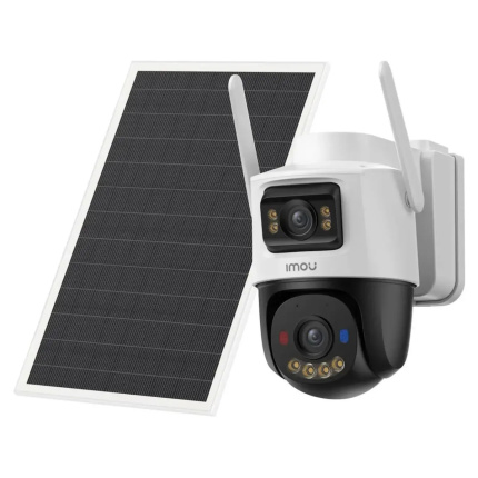 Imou Aov Dual Kit IP Dual Κάμερα Παρακολούθησης Wi-Fi/4G Full HD+ 5MP Αδιάβροχη Μπαταρίας <span style="color: white; visibility:visible;">6937479641769</span>
