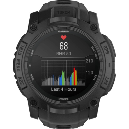 Garmin Instinct 3 AMOLED Aluminium 50mm Αδιάβροχο Smartwatch με Παλμογράφο (Tactical Edition) <span style="color: white; visibility:visible;">0753759344122</span>