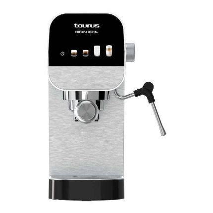 Taurus Αυτόματη Μηχανή Espresso Πίεσης 20bar Γκρι CM1350D <span style="color: white; visibility:visible;">8414234206503</span>