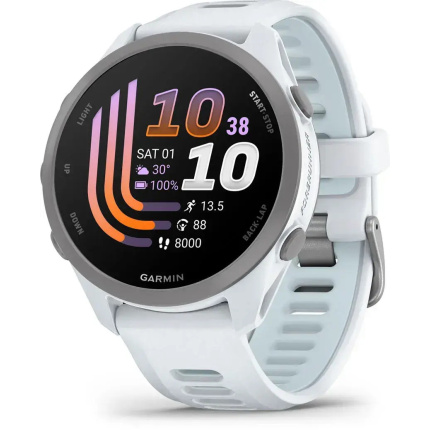 Garmin Forerunner 170 Music 43mm Αδιάβροχο Smartwatch με Παλμογράφο (Whitestone Cloud Blue) <span style="color: white; visibility:visible;">0753759368326</span>