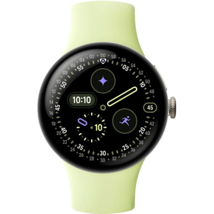 Google Pixel Watch 4 Aluminium 41mm με Παλμογράφο (Champagne Gold Aluminium Case/Lemongrass Active Band) <span style="color: white; visibility:visible;">0840353933637</span>