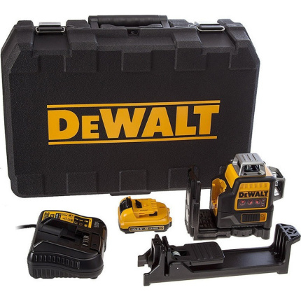 DEWALT DCE089D1G Αυτορυθμιζόμενο Περιστροφικό Αλφάδι Laser Πράσινης Δέσμης 12V με Εύρος Εργασίας 30m <span style="color: white; visibility:visible;">5035048489628</span>