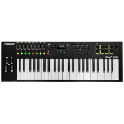 Nektar Midi Controller Impact Lx49 Μαύρο <span style="color: white; visibility:visible;">0859383002527</span>